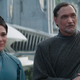 Queen Breha Organa (Simone Kessell) and Senator Bail Organa (Jimmy Smits) in Obi-Wan Kenobi